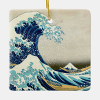 Katsushika Hokusai - La Grande vague au large de K