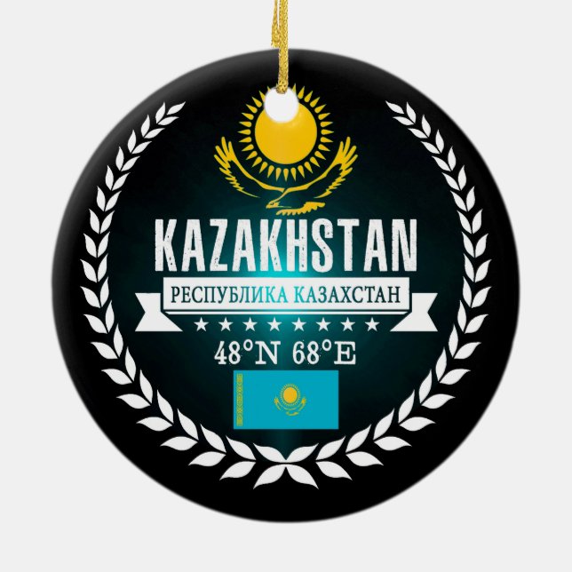 Ornement En Céramique Kazakhstan (Dos)