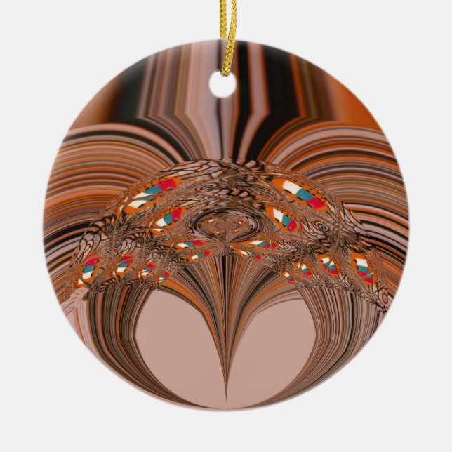 Ornement En Céramique Kenya HakunaMatata Tradition Couleurs designs.png (Devant)