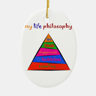 Ornement En Céramique Kephalonissa - ma philosophie de la vie
