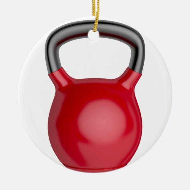 Ornement En Céramique Kettlebell (Devant)