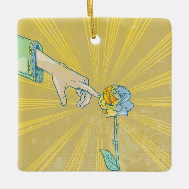 Ornement En Céramique King Midas Golden Touch (Devant)