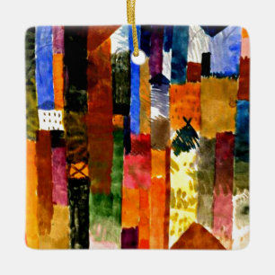 Ornement En Céramique Klee - Avant la ville