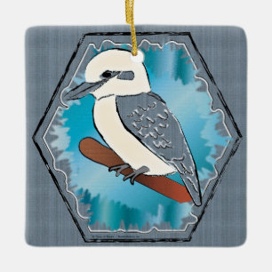 Ornement En Céramique Kookaburra Bird