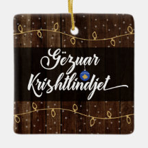 Kosovan Merry Christmas Gëzuar Krishtlindjen