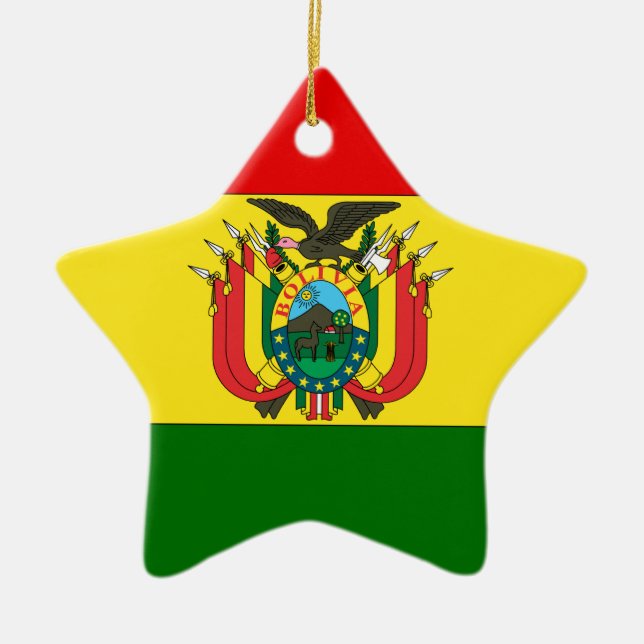 Ornement En Céramique La Bolivie (Devant)