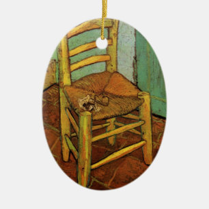 Ornement En Céramique La chaise de Vincent avec son tuyau par Vincent va