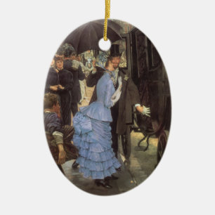 Ornement En Céramique La Demoiselle d'honneur (alias Le Voyageur) de Jam