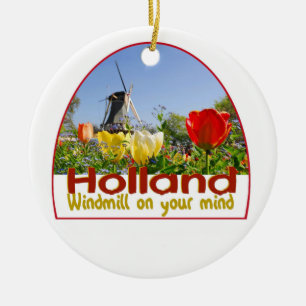 ORNEMENT EN CÉRAMIQUE LA HOLLANDE