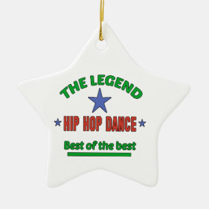 Ornement En Céramique La légende de la danse de hip hop