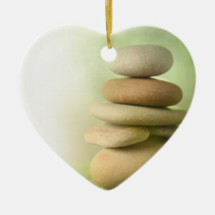 Ornement En Céramique la méditation de zen bascule l'ornement