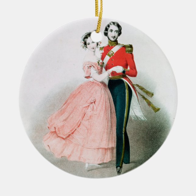 Ornement En Céramique La Reine Victoria (Devant)