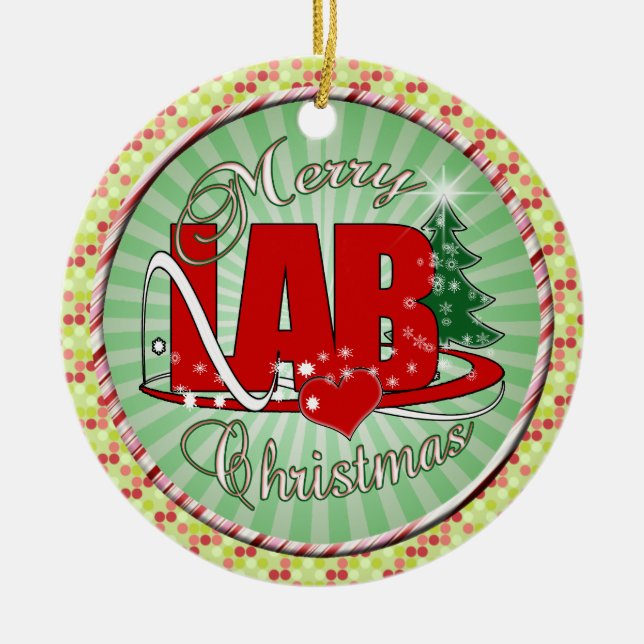 ORNEMENT EN CÉRAMIQUE LABORATOIRE DE NOËL DE LABORATOIRE (Devant)