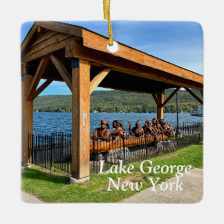 Ornement En Céramique Lac George New York