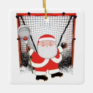 Ornement En Céramique Lacrosse Goalie 2022 Collectible