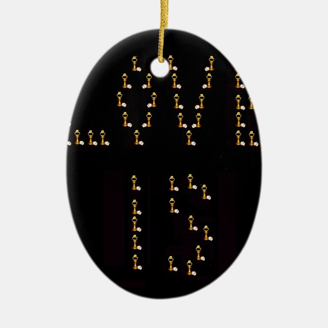 Ornement En Céramique L'amour est (Devant)