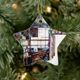 Ornement En Céramique L'amour n'est pas un mur, c'est un pont