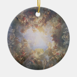 Ornement En Céramique L'apothéose de Hercule, du plafond du Th