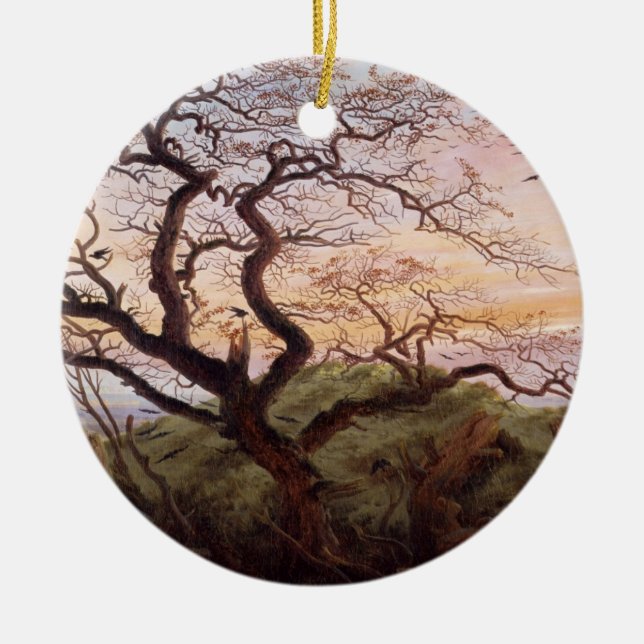 Ornement En Céramique L'arbre des corneilles, 1822 (Devant)