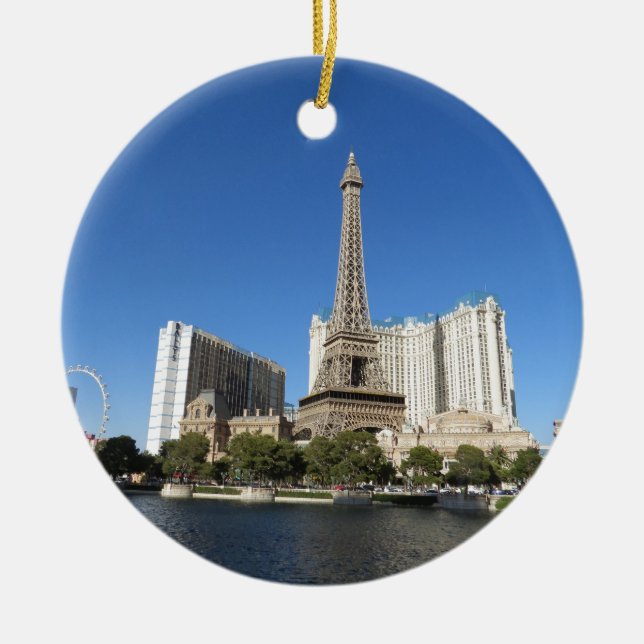 Ornement En Céramique Las Vegas - Paris Paris (Devant)