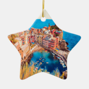Ornement En Céramique ldp VERNAZZA - Cinque Terre -