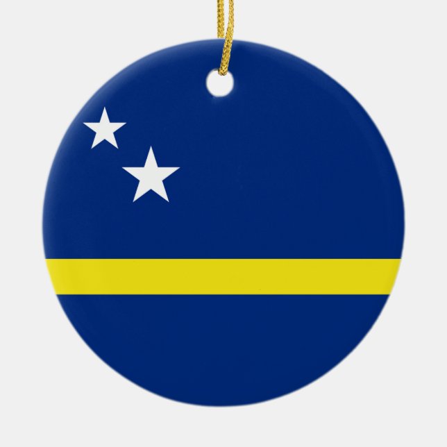 Ornement En Céramique Le Curaçao marquent l'ornement (Devant)