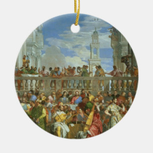 Ornement En Céramique Le festin de mariage chez Cana, c.1562 (huile sur
