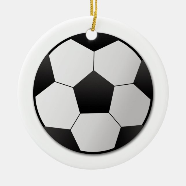 Ornement En Céramique Le football (Devant)