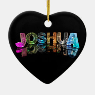 Ornement En Céramique Le Joshua nommé dans 3D s'allume (la photographie)
