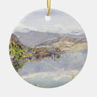 Le lac de la luzerne, bâti Pilatus dans la