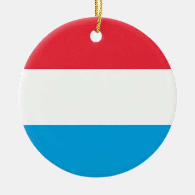 Ornement En Céramique Le Luxembourg marquent l'ornement (Devant)