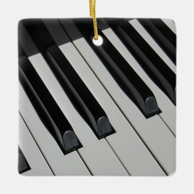 Ornement En Céramique Le piano de clavier verrouille l'instrument de (Devant)