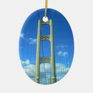 Ornement En Céramique Le pont Mackinac