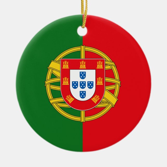 Ornement En Céramique Le Portugal (Devant)