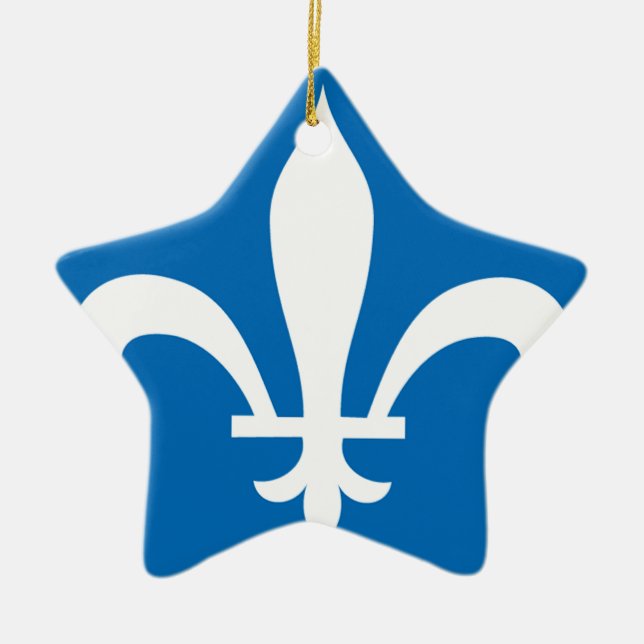 ORNEMENT EN CÉRAMIQUE LE QUÉBEC (Devant)