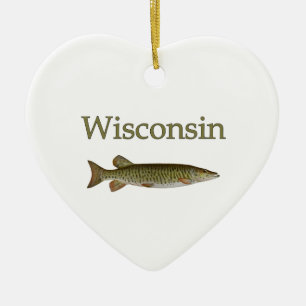 Ornement En Céramique Le Wisconsin musqué