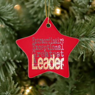 Ornement En Céramique Leader
