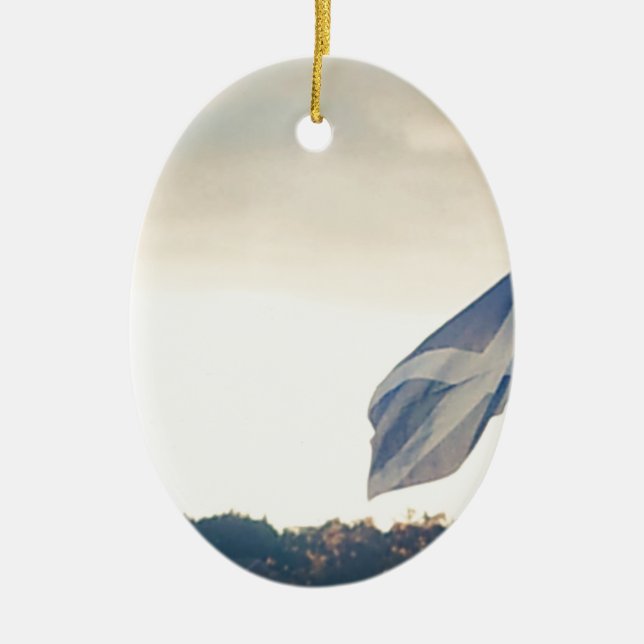 Ornement En Céramique L'Ecosse le courageux (Devant)