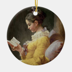 Ornement En Céramique Lecture de jeune fille, c.1776