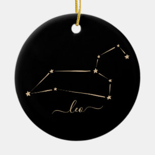 Ornement en céramique Leo Constellation