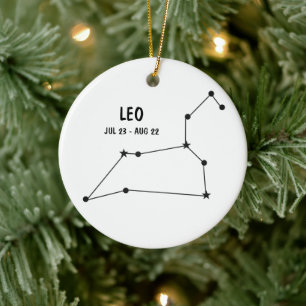 Ornement En Céramique Leo Ornament
