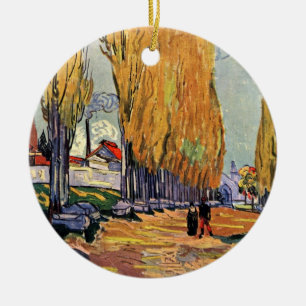 Ornement En Céramique Les Alyscamps (cimetière) par Vincent van Gogh