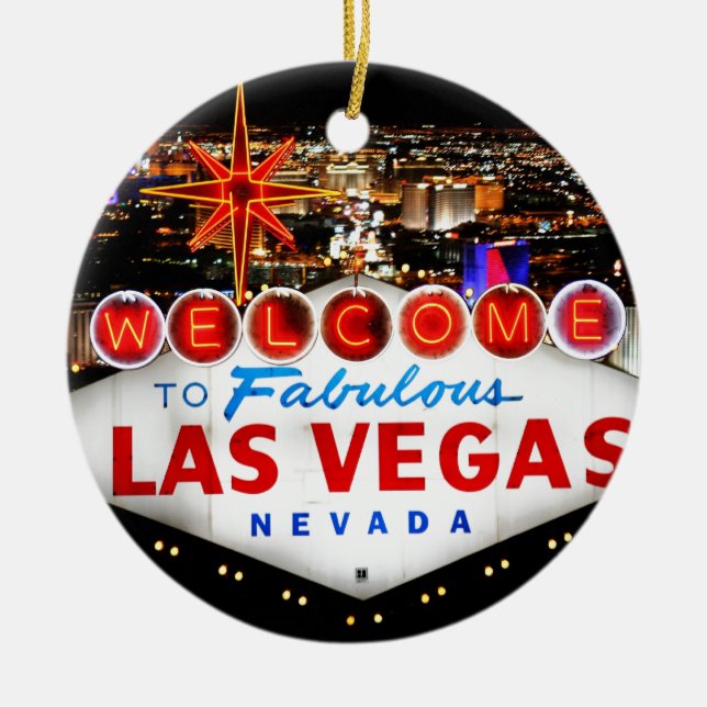 Ornement En Céramique Les cadeaux Las Vegas (Devant)