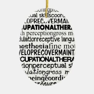 Ornement En Céramique Les meilleurs cadeaux d'ergothérapie