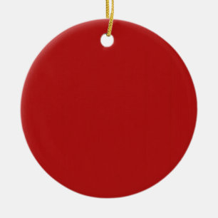 Ornement En Céramique Les nuances vides simples do-it-yourself de rouge