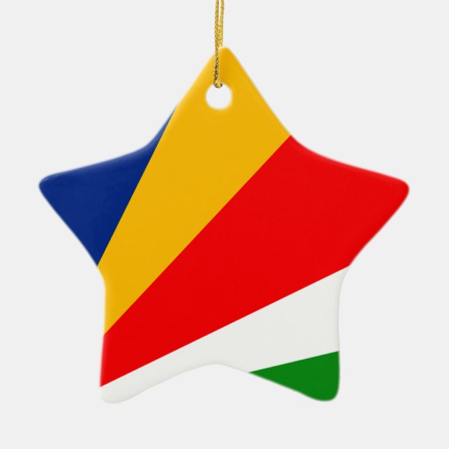 Ornement En Céramique Les Seychelles (Devant)