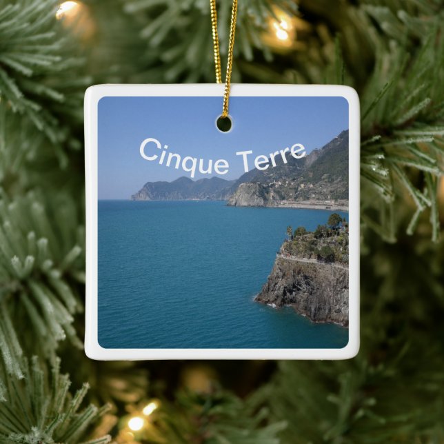 Ornement En Céramique LGR029 CINQUE TERRE - Ligurie - Italie, (Arbre)