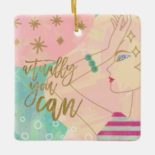 Ornement En Céramique Ligne Dessin Devis Femme En Fait Vous Pouvez L'Art