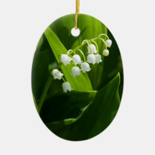 Ornement En Céramique Lily of the valley flower