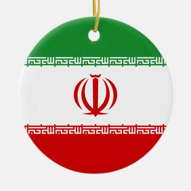 Ornement En Céramique L'Iran (Devant)